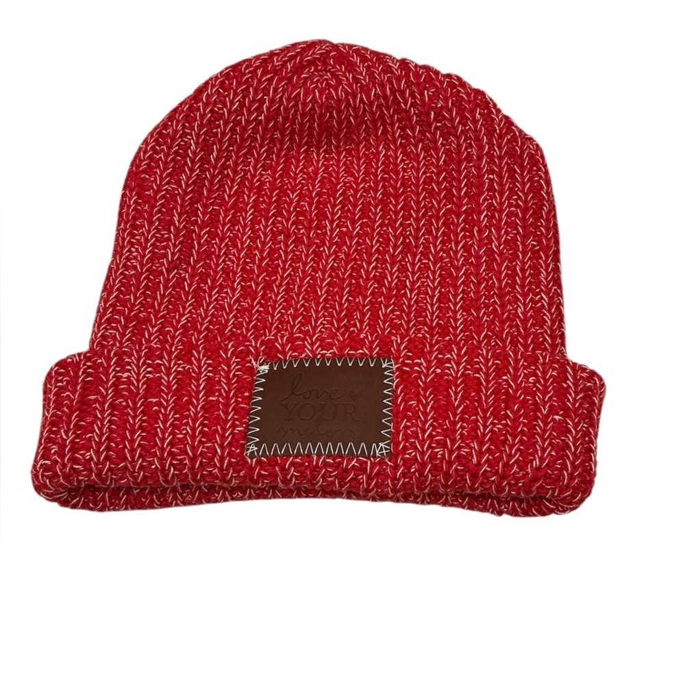 Love Your Melon Red Knit Beanie New without Tag!
